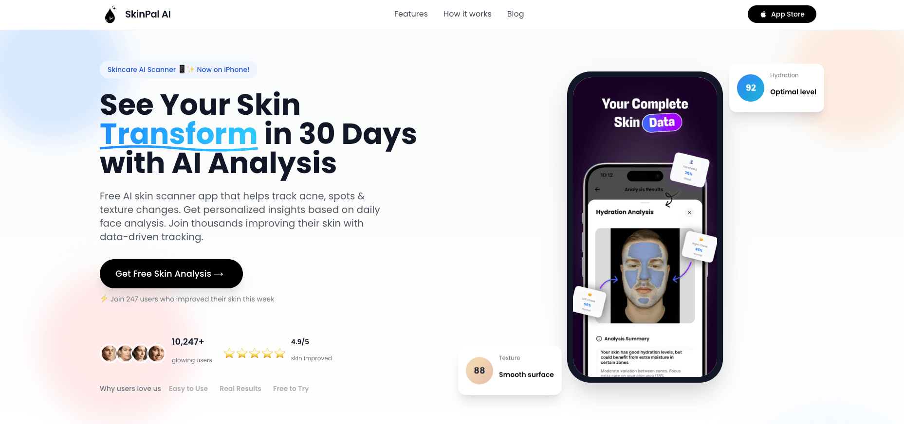 SkinPal AI project screenshot